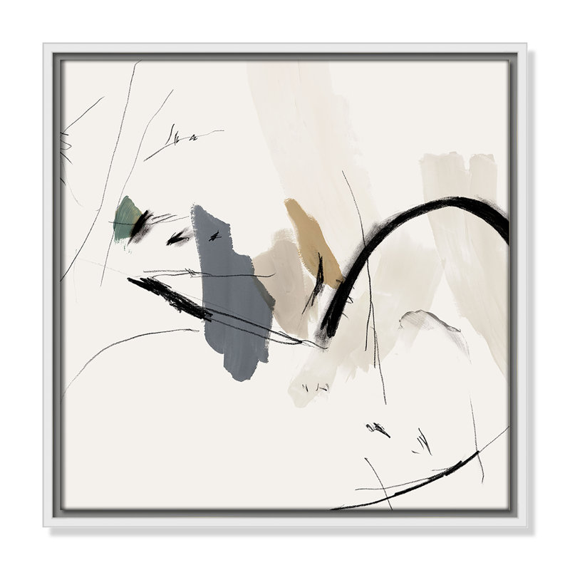 «Heavenly Print», impression «Heavenly II» par Casa Fine Arts, H 17,5 po x l 17,5 po, Blanc