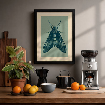 Sage Moth Study Botanical - Print