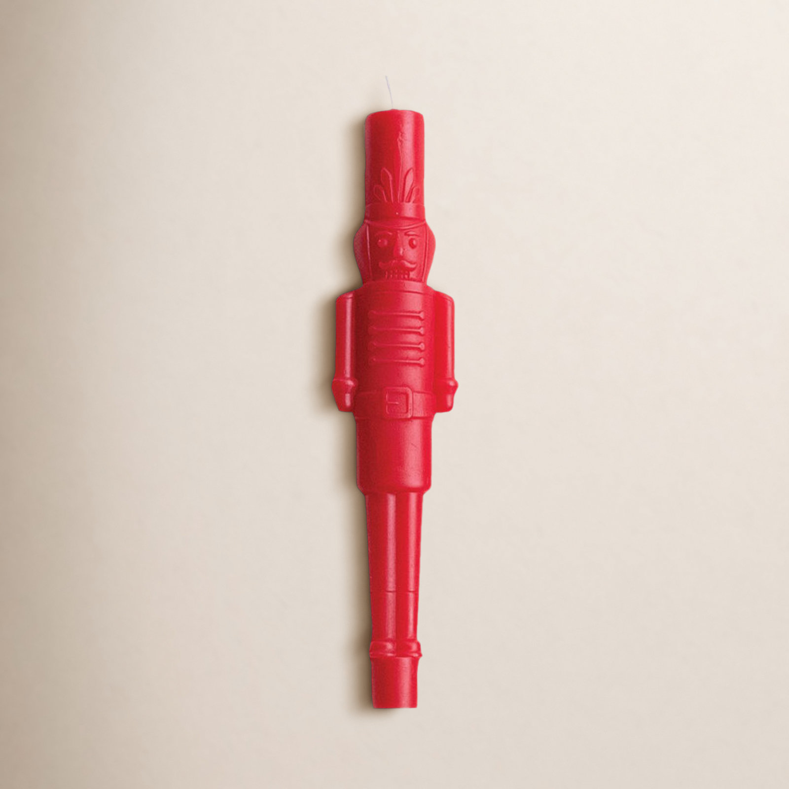 Unscented Taper Candle, Red