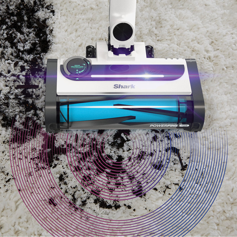Light Blue Cordless Stick Vacuum with HEPA Filter