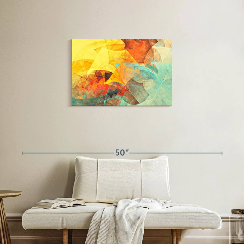 Avery Sunrise Colors Abstract, H 20 po x l 30 po