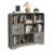 Toy Storage Organizer With 2 Storage Bins,Toy Storage Cabinet, Toy Chest Storage For Playroom, Grey-125766175