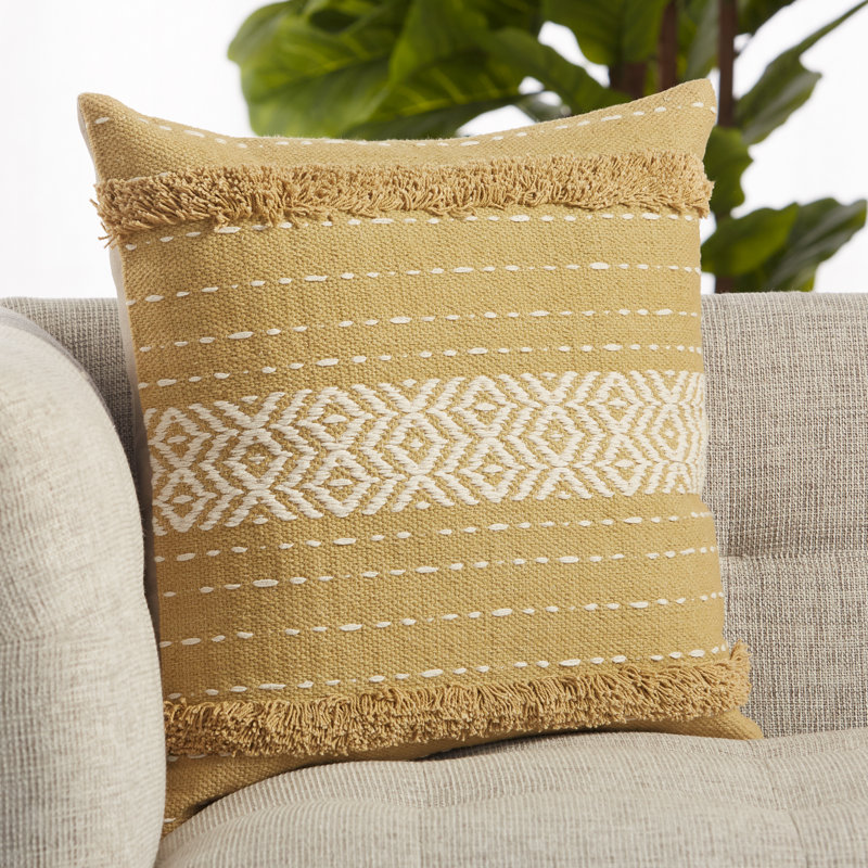 Parable Geometric Cotton Pillow Cover