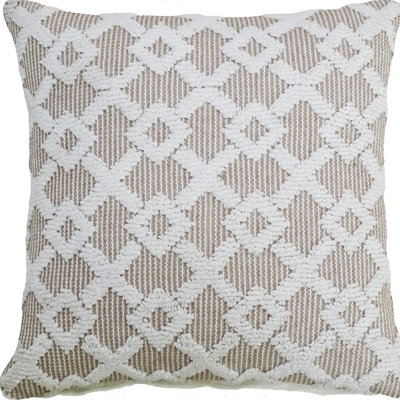Housse et insert de coussin carré en mélange de coton