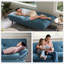 Canapé-lit futon convertible capitonné 66 po Serta-894021138