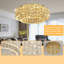 Lustre moderne 16 "à intensité variable pour le salon Gold16-611174336-611174397-611174399