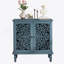 Armoire décorative, armoire de rangement à 2 portes, buffet avec tablette réglable et pieds en bois massif-72137237