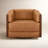 Genuine Leather Swivel Arm Chair-120893214