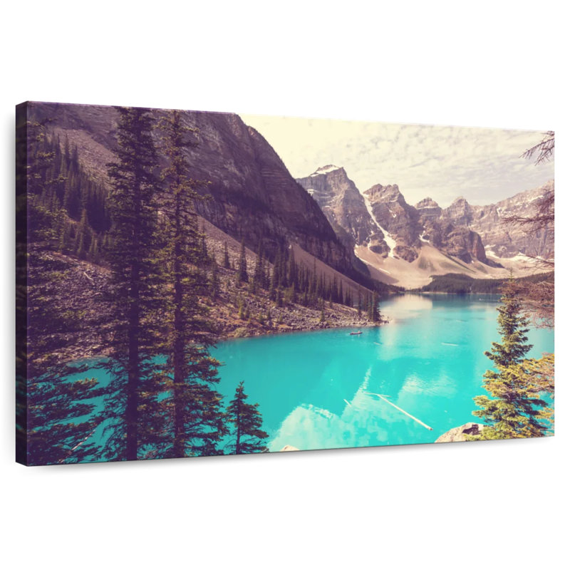 Lac Moraine d'Alvord Canada, H 24 po x l 36 po