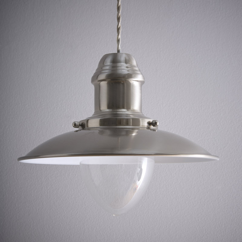 Jenna 1 - Light Satin Nickel Pendant
