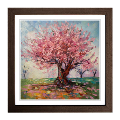 Cherry Blossom Tree Post-Impressionism - Framed Print