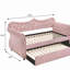 Lit de jour simple rose avec lit gigogne-1293631607