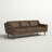 Hewett 86'' Leather Sofa-1308139684