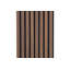 Panneaux muraux acoustiques en bois 94,5 po x 11,75 po x 0,38 po, panneaux décoratifs insonorisants pour murs et plafonds, panneaux muraux en bois à lattes 3D-124553194