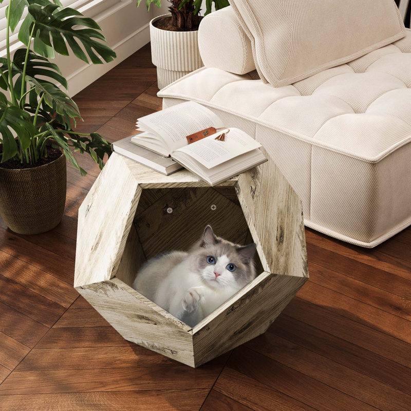 Petite table de bout 25,98 po, Chêne blanc