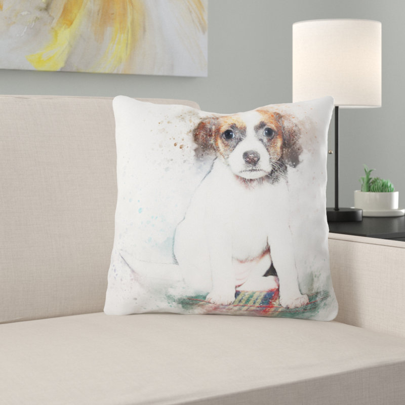 Coussin pour chien Burkes, Microsuède, Intérieur