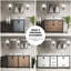 Meuble-lavabo de comptoir blanc en quartz 30 po X P 22 po - Bois massif, fermeture en douceur, résistance aux égratignures et aux taches, armoire intérieure et tiroir de rangement, installation d'un seul robinet possible avec le dessus-1335587181