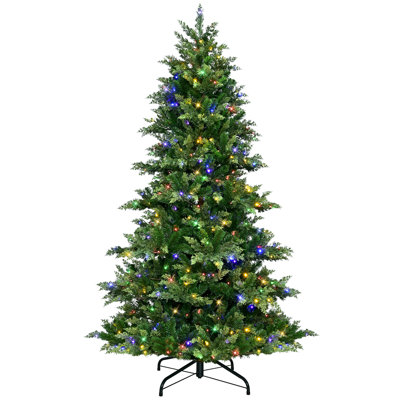 Arbre de Noël épinette 7,5 pi pré-éclairé