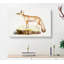 Doab Fox Illustration by John Edward Gray - Wrapped Canvas Painting-55342771