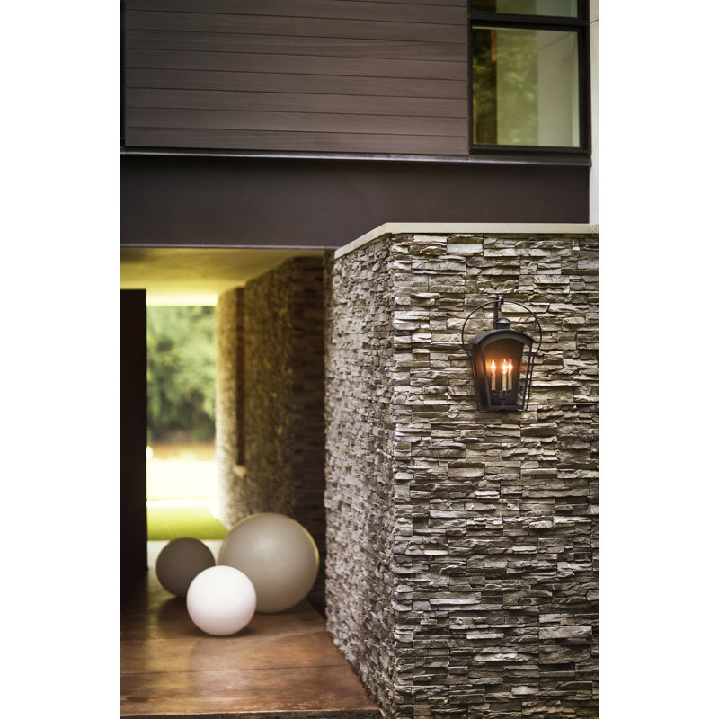 Yale Medium Wall Mount Lantern, 25" H x 17" W x 10.5" D