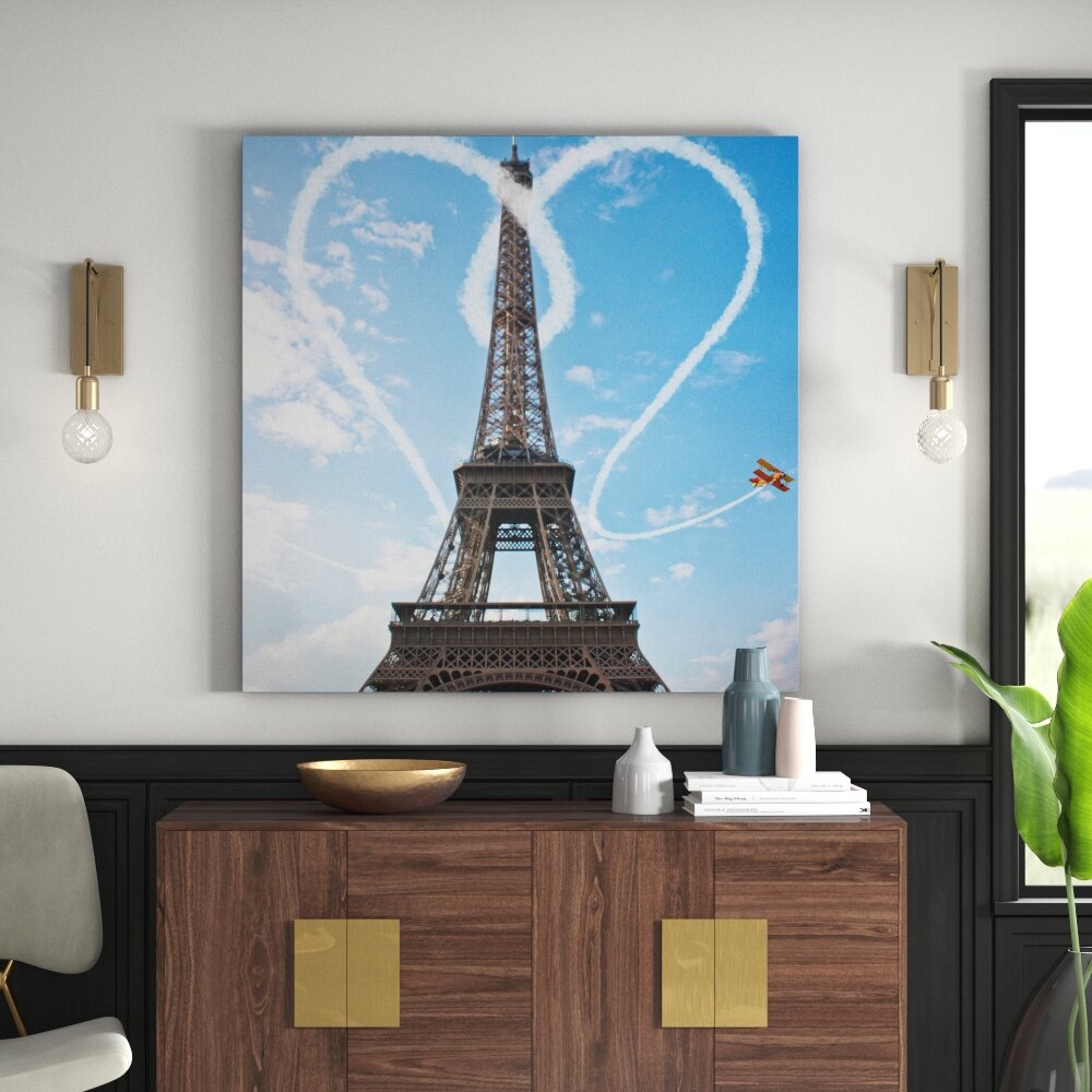 Leinwandbild Paris Stadt der Liebe