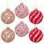 Glitter Swirl Ornament, 3 Inches