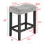 Ensemble de table de salle à manger, de bar et de chaises, ensemble de table de salle à manger 5 pièces, ensemble de table de petit-déjeuner industriel-750428532