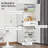 72" Freestanding Kitchen Pantry Cabinet