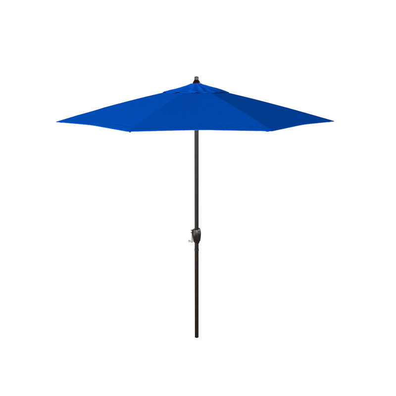Parasol de marché 7 pi 5 po Bala, Toile Sunbrella® bleu pacifique