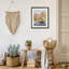 «Van Life Desert Canyon», impression sous verre encadrée, design par The Prints Vibe-16189948-16189944