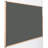 Shield Design Wood Effect Wall Mounted Bulletin Board-37067433-37067431