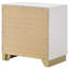 Table de chevet 2 tiroirs Sophia, table de chevet en bois, table de chevet blanche, table de chevet moderne-947983249