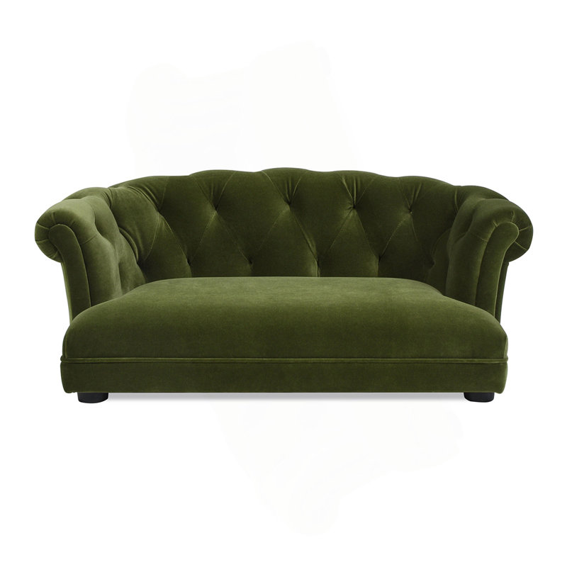 Canapé-lit pour chien 36,5 po Kiki, Vert olive