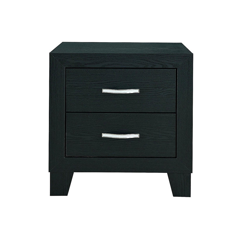 Table de chevet noire CARLOS