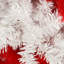 Arbre de Noël avec 300 lumières à DEL, 904 branches flexibles, 6 pi de hauteur et style canne de bonbon pour une ambiance des Fêtes 6 - Pieds artificiels blanc chaud Idées de décoration uniques