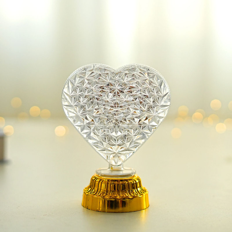 LED Night Light  Battery Powered Diamond-Cut Decorative Lamp  Portable Bedside Table Lamp For Bedrooms Living Rooms And Parties  Home Decor