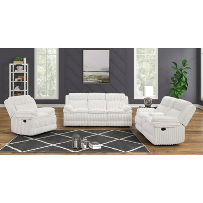 Ensemble inclinable blanc 3 pièces Mello