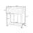 Patio 35.4''X17.7''X37.4'' Mini Wood Cold Frame, Compact 2 Doors Garden Greenhouse With Wheels, Raised Bed With Liner For Indoor Outdoor Use-724153015