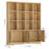 Ehren 70.8" H x 31.1" W Standard Bookcase With Open Bookshelves and Cabinet