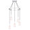 Luminaire suspendu cylindre grappe 5 lumières Herr