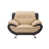 Yellow/Brown Genuine Leather selected