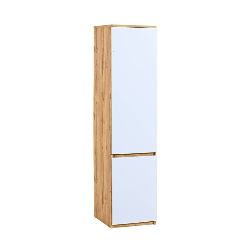 Layliah 2 Door Solid + Manufactured Wood Wardrobe