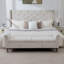 Banc de rangement moderne rembourré de 65,75 pouces de large avec couvercle double-335909090