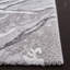 Tapis abstrait Awais en gris / blanc / noir-64806347