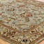 Hand Tufted Wool Oriental Area Rug in Light Blue/Gold-1760685990