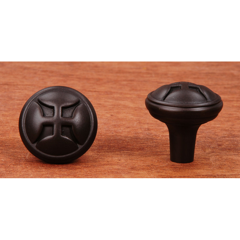 CK Series 1 1/4" Diameter Mushroom Knob, Oil Rubbed Bronze
