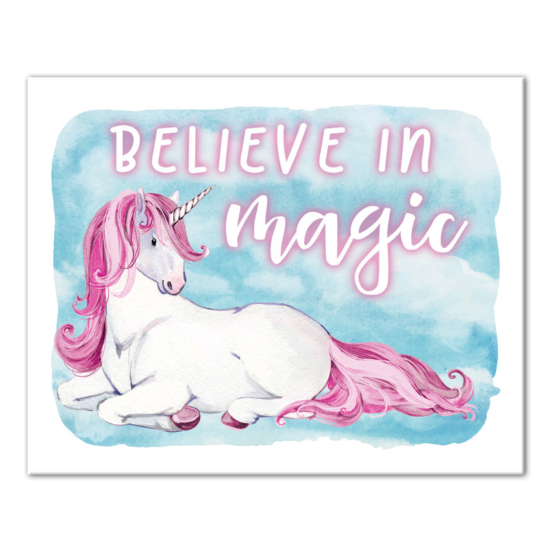 Art sur toile Bellamy Believe in Magic, H 16 po x l 20 po x P 1,25 po
