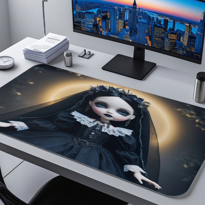 Polyester Desk Pad, 14.4x12.1