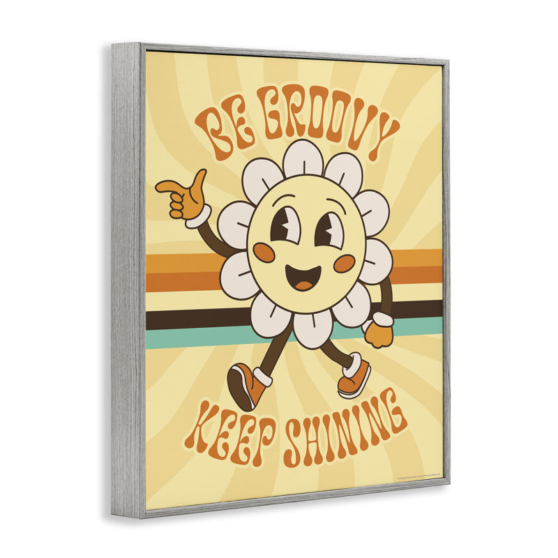 «Be Groovy Keep Shining», estampe numérique par Reinders, Estampe numérique Farmhouse, H 30 po x l 24 po