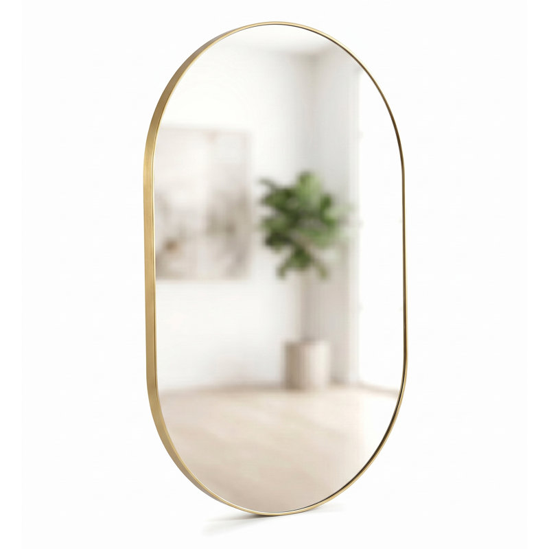 Miroir mural FINE FIXTURES, Satin Brass